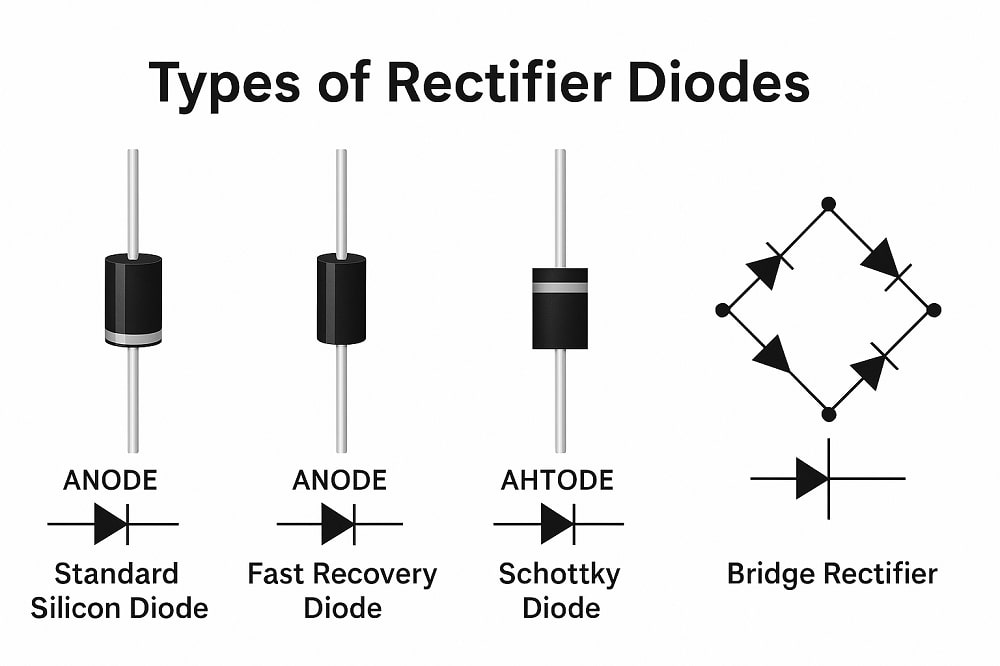 Types of Rectifier Diodes